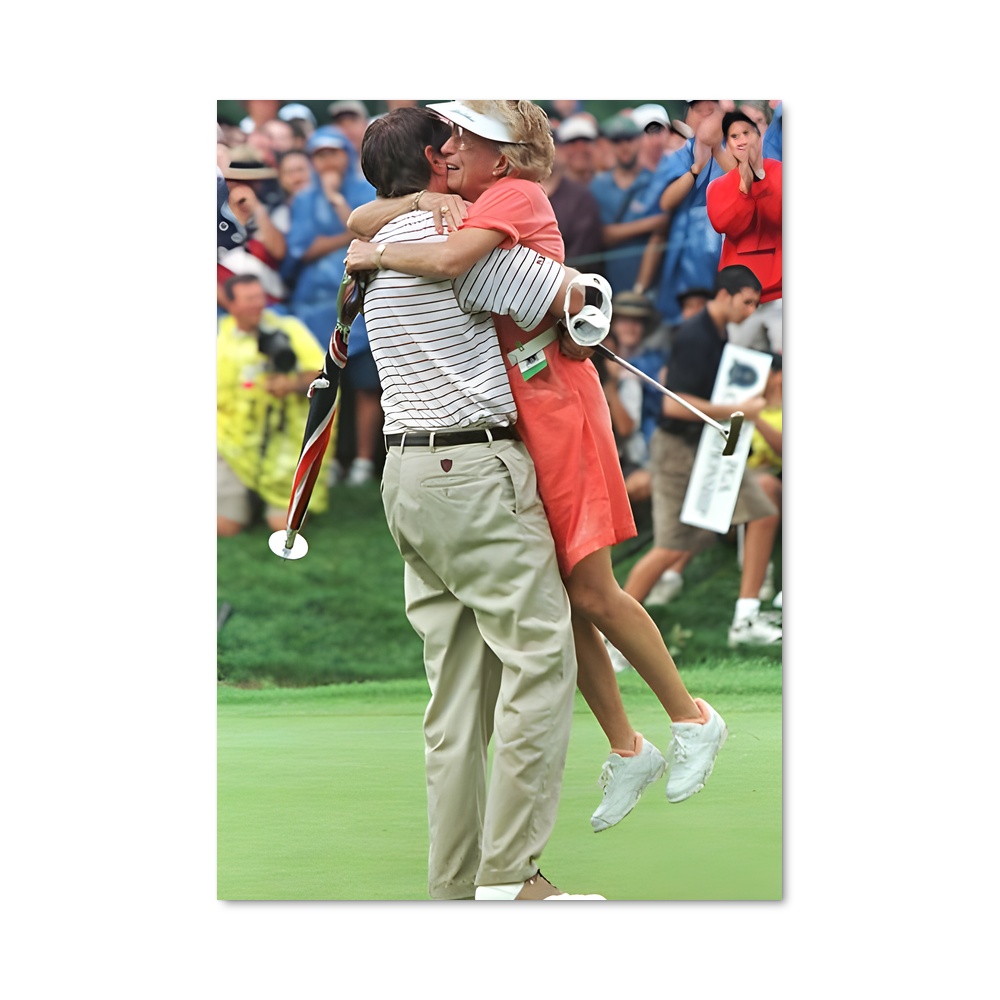 Poster La Victoire Étreinte – affiche Golf